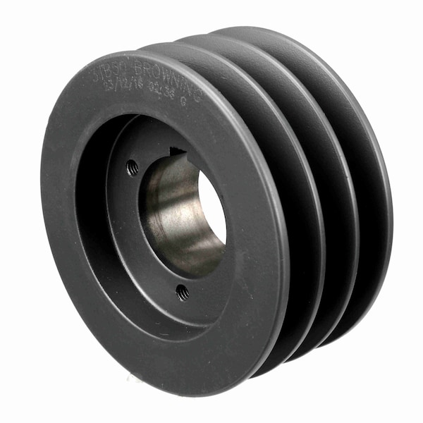 3 Groove Cast Iron Bushed Bore Multiple Sheave, 3TB50